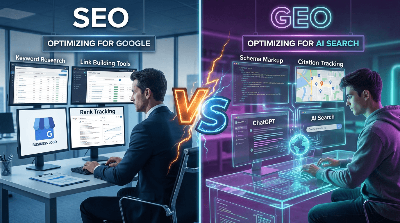 GEO vs SEO: The Complete 2026 Comparison Guide