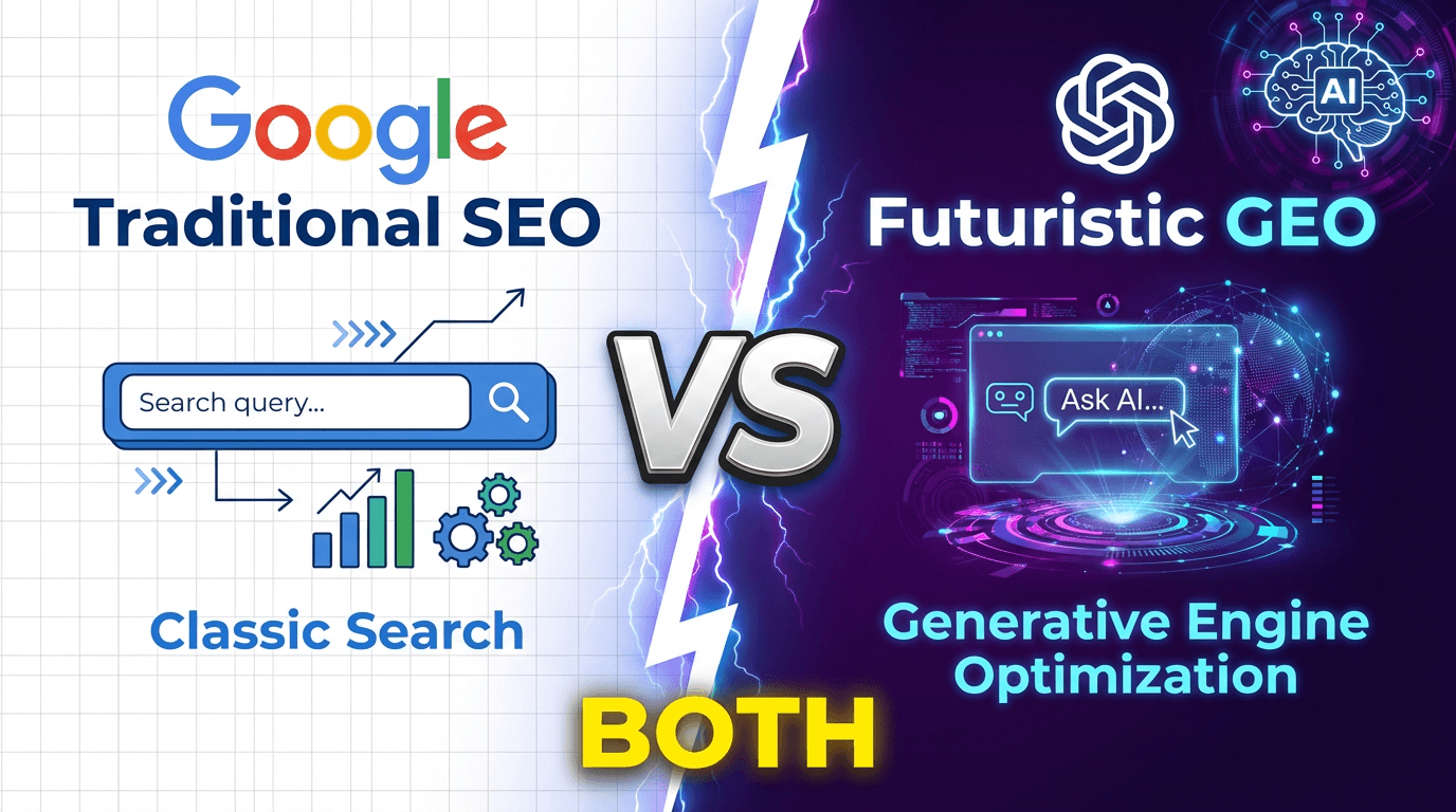 GEO vs SEO: What is the Difference and Why You Need Both