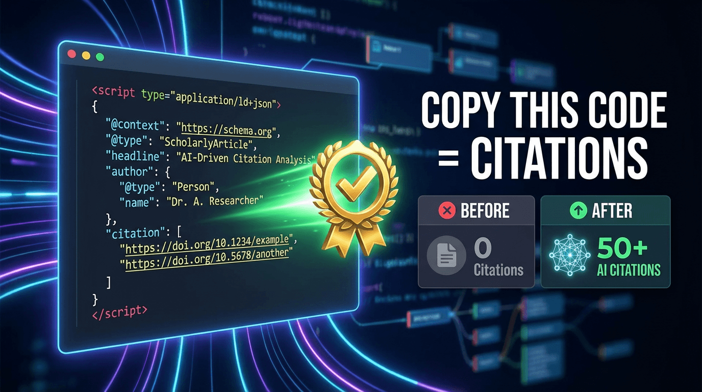 JSON-LD Schema Patterns That Get You Cited by AI